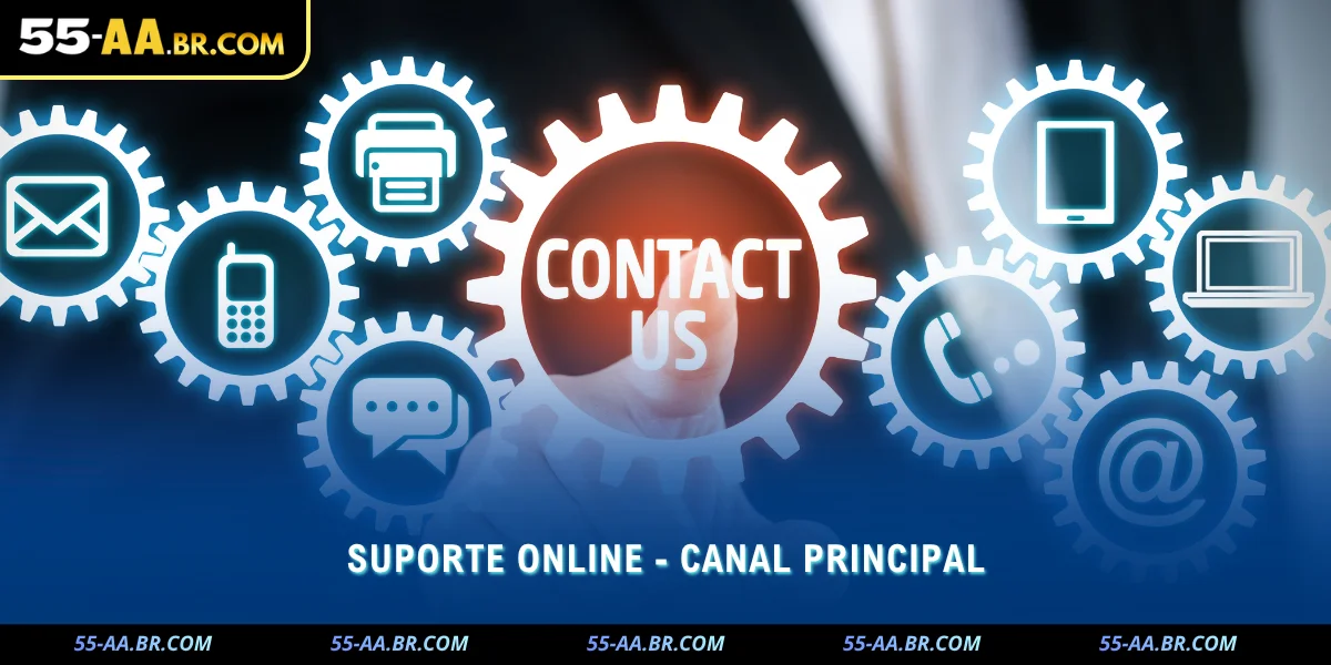 atendimento de suporte online ativo no canal principal 24 horas